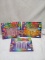 Lot of 3 Assorted Color Non-Toxic Squashies Sensory Toys for Ages 5+