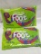 2 Bags of 18 Fruit by The Foot Mini Feet Rolls