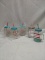 Lot of 5 Assorted ORLY Mason Jar Style Mugs w/ Straws