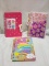 Lot of 3 Assorted Sensory Cover Kids Notebooks