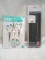2Pc American Crafts Lot- (1) Set of 3 Scissors, (1) 9” Straight Edge Port. Trimmer