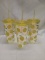 Lot of 3 TrueLiving 23FlOz Lemon Print Double Wall Tumblers w/ Straws