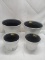 Lot of 4 Assorted Size Planters