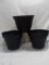 Qty 3 Plastic Pot 12” Diameter
