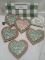 Table Runner 13” x 70” / Qty 6 Wooden Decor