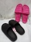 2 Pairs of Womens Medium(7/8) Slide-on Sandals