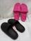 2 Pairs of Womens Medium(7/8) Slide-on Sandals