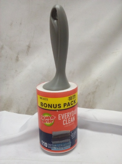 110Cnt Sheet Roll of Scotch-Brite Everyday Clean Lint Roller