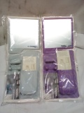 Pair of Stick-on Mirror and Shower Caddy Sets
