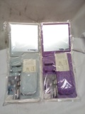 Pair of Stick-on Mirror and Shower Caddy Sets