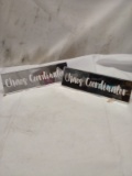 Qty 2 Desk Plates- Chaos Coordinator