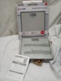 400Lbs Capacity Taylor Glass Digital Scale w/ Batteries