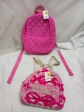 Pair of Assorted Color/Print Mini Backpacks