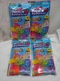 4 Packs of 100+ ZURU Fill and Tie Tropical Party Bunch-O-Balloons