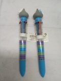 Qty 2 Hershey Kiss Multi Ink Pen 10 colors