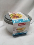 Pack of 3 Goodcook Everyware Leak Resistant Large Bowls w/ Lids