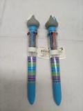 Qty 2 Hershey Kiss Multi Ink Pen 10 colors