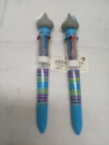 Qty 2 Hershey Kiss Multi Ink Pen 10 colors