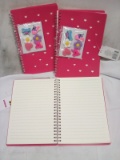 Qty 3 Journal Notebooks with lined paper 8” x 6”