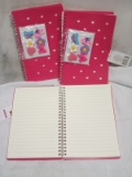 Qty 3 Journal Notebooks with lined paper 8” x 6”