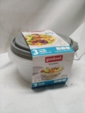 Pack of 3 Goodcook Everyware Leak Resistant Large Bowls w/ Lids