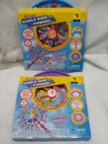 Qty 2 Bubble Wand and Pinwheel