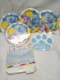 Qty 4- 8ct Plates 6.75”/ qty 1 16ct Napkins/ Qty 1 Pawty Animals Banner