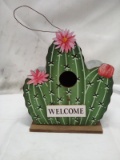 Cactus Birdhouse 8” x 7”