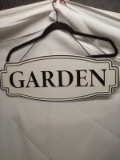 Metal Hanging Garden Sign 19” x 7.5”