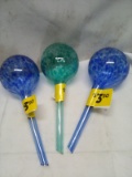 Qty 3- 8” Glass Watering Bulb