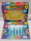 Qty 2 Gel Squashies Ages 5+