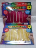 Qty 2 Gel Squashies Ages 5+