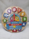 Little Tikes Shape Sorter Wood Clock