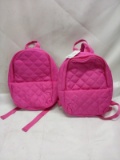 Qty 2 Mini Backpack 12” x 10”