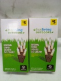 Qty 2 Brown Cord Lights 50 Count 10ft Indoor/ Outdoor Use