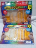 Qty 2 Glitter Squashies Ages 5+