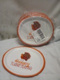 4 Packs of 10 SPIRITZ Disposable Oval Plates
