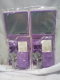 Qty 2 Stick On Mirror & Shower Caddy Set