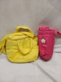 Water Bottle Bag/ Yellow Crossbody Bag