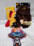 Medium Dog Costume/ Qty 2 Plush Dog Toys