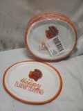 4 Packs of 10 SPIRITZ Disposable Oval Plates