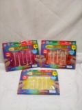 Lot of 3 Assorted Color Non-Toxic Squashies Sensory Toys for Ages 5+