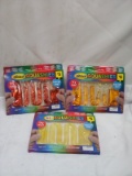 Lot of 3 Assorted Color Non-Toxic Squashies Sensory Toys for Ages 5+