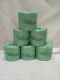 6 Rolls of Green Heritage Pro Resolute Toilet Tissue