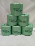 6 Rolls of Green Heritage Pro Resolute Toilet Tissue