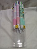 Tub of 8 Assorted Multi-Color Click Jumbo Pens