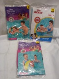 3Pc Assorted Disney Junior Swim Accessories- (2) Swim Tubes, (1) Beach Ball
