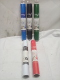 Lot of 5 Assorted Color 36” Adhesive Vinyl Rolls
