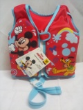 Disney Junior Mickey Mouse Fabric Swim Vest for Ages 1+