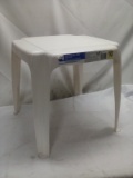 16”T White Composite Stacking Side Table